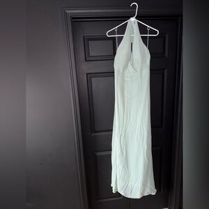 Sage green bridesmaids dress!